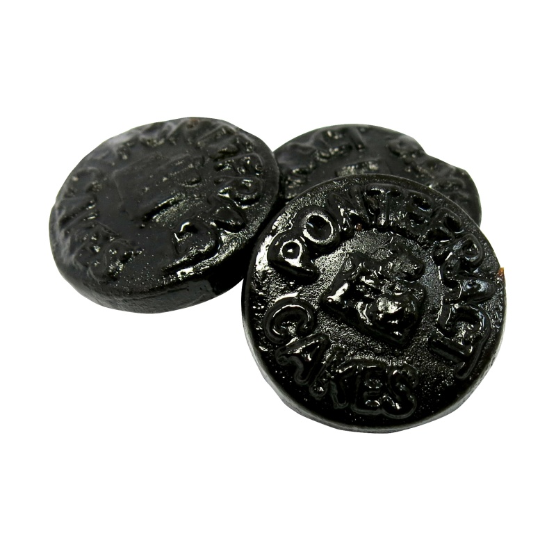 Liquorice Pontefract Cakes Retro Pick & Mix Sweets Taveners 100g